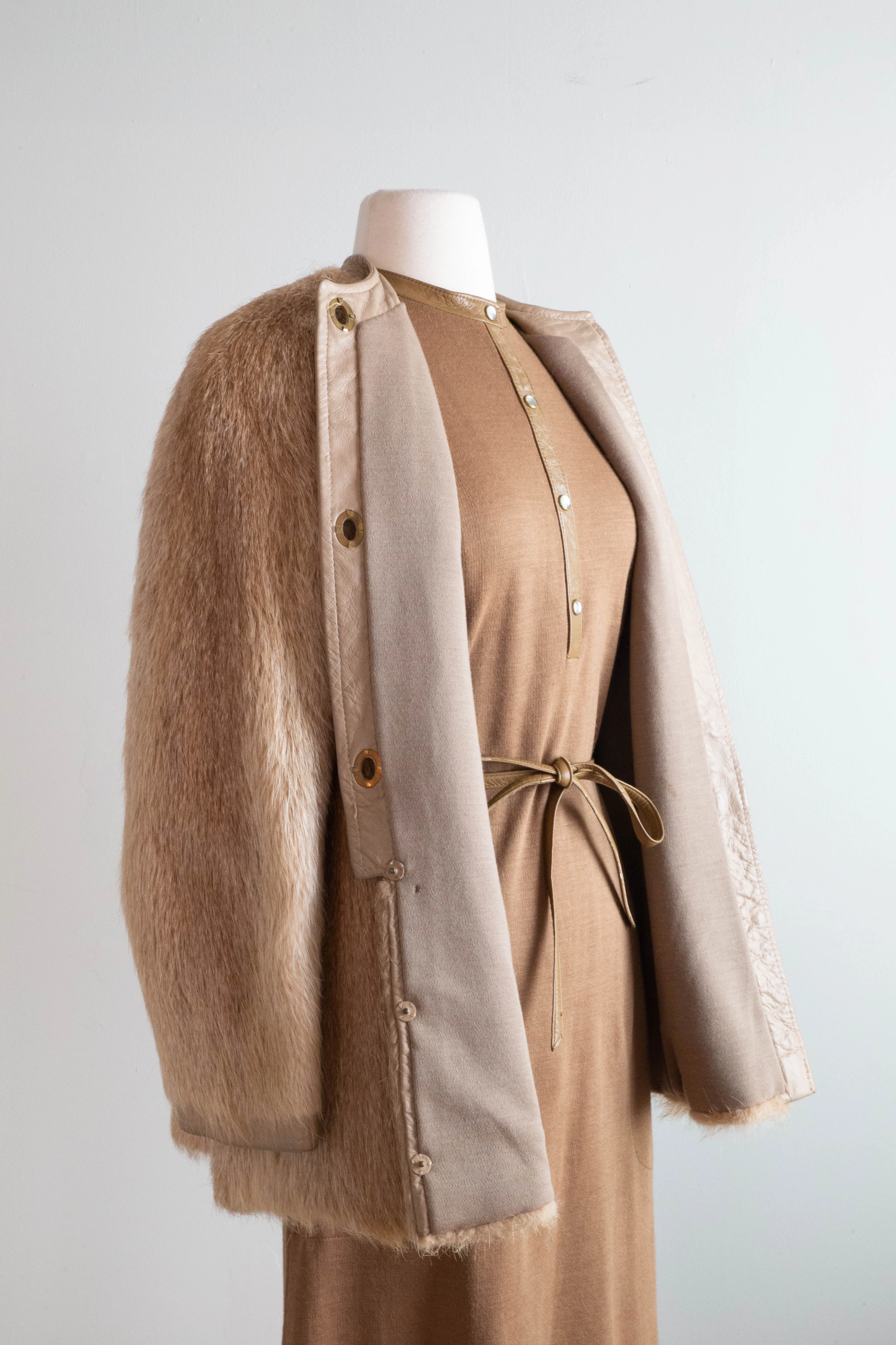 Vintage 1960's Bonnie Cashin Fur Jacket / SM