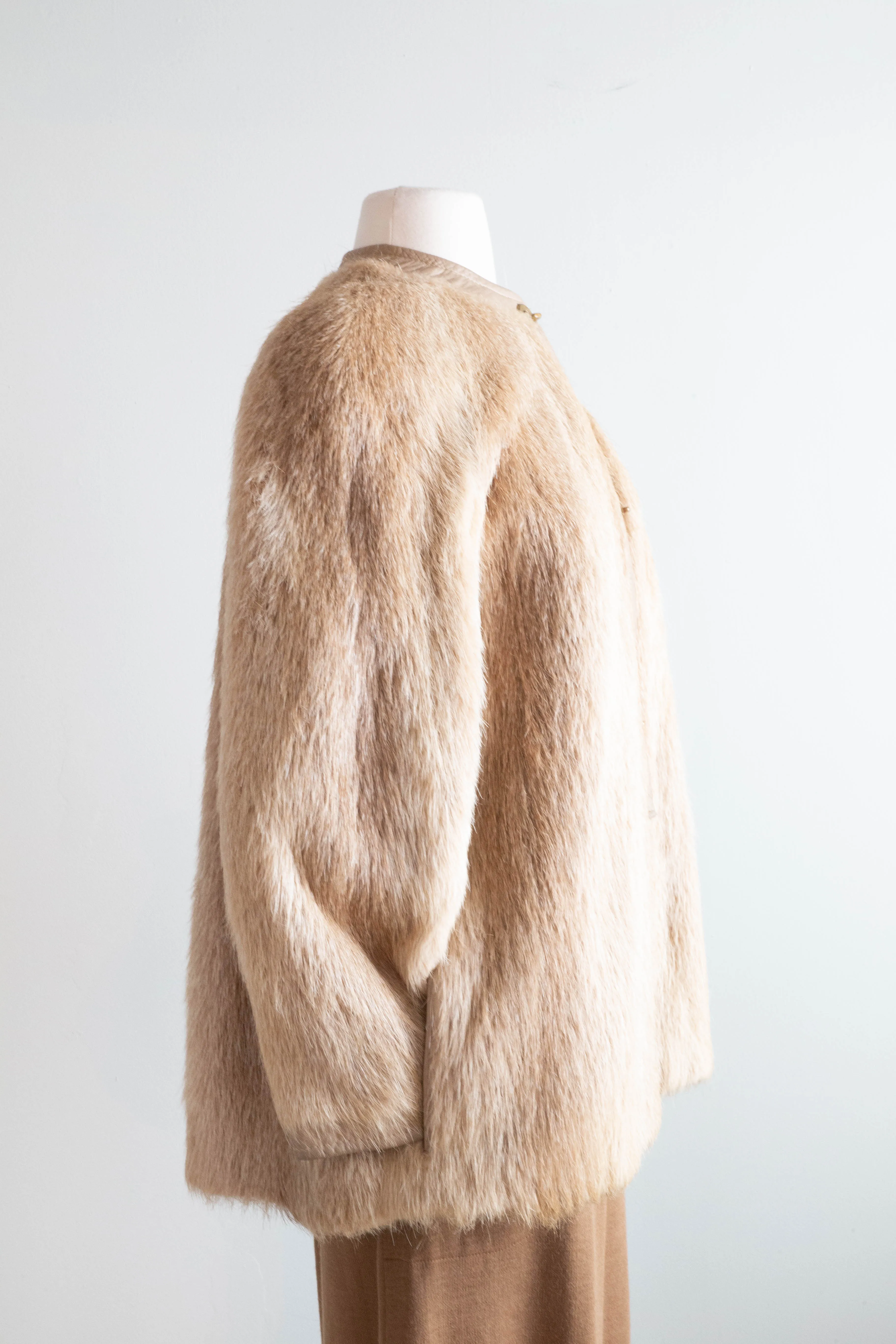 Vintage 1960's Bonnie Cashin Fur Jacket / SM