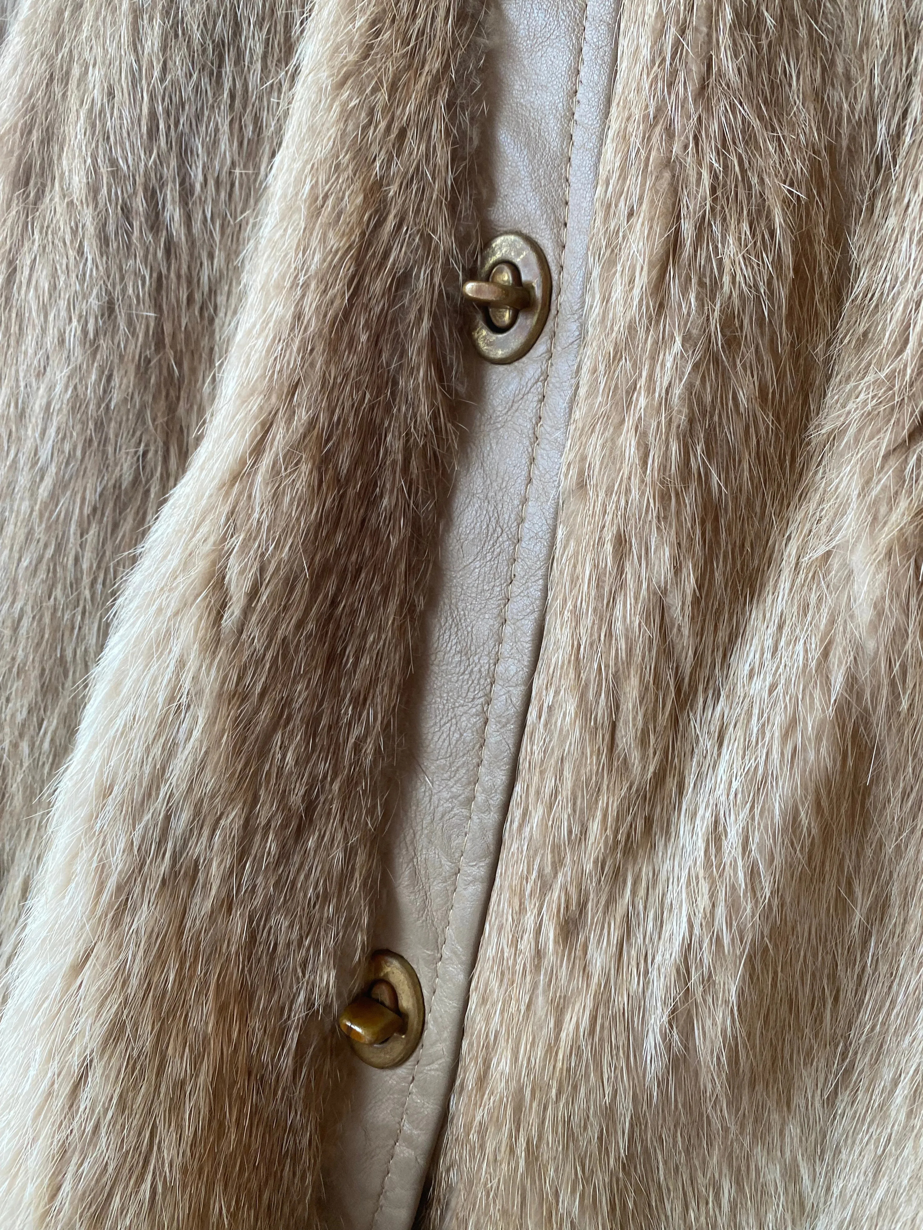 Vintage 1960's Bonnie Cashin Fur Jacket / SM