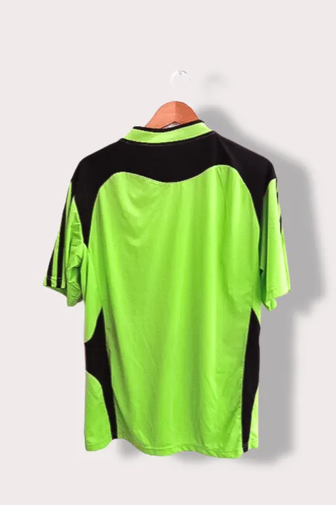 Vintage neon green adidas 1/4 zip up medium tees