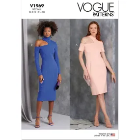 Vogue Pattern V1969 Misses' Knit Dresses