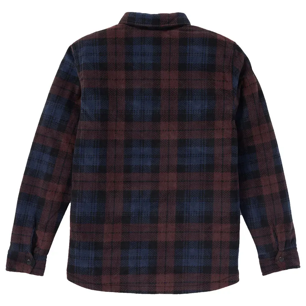 Volcom Men's Bowered Fleece Long Sleeve Shirt - Merlot