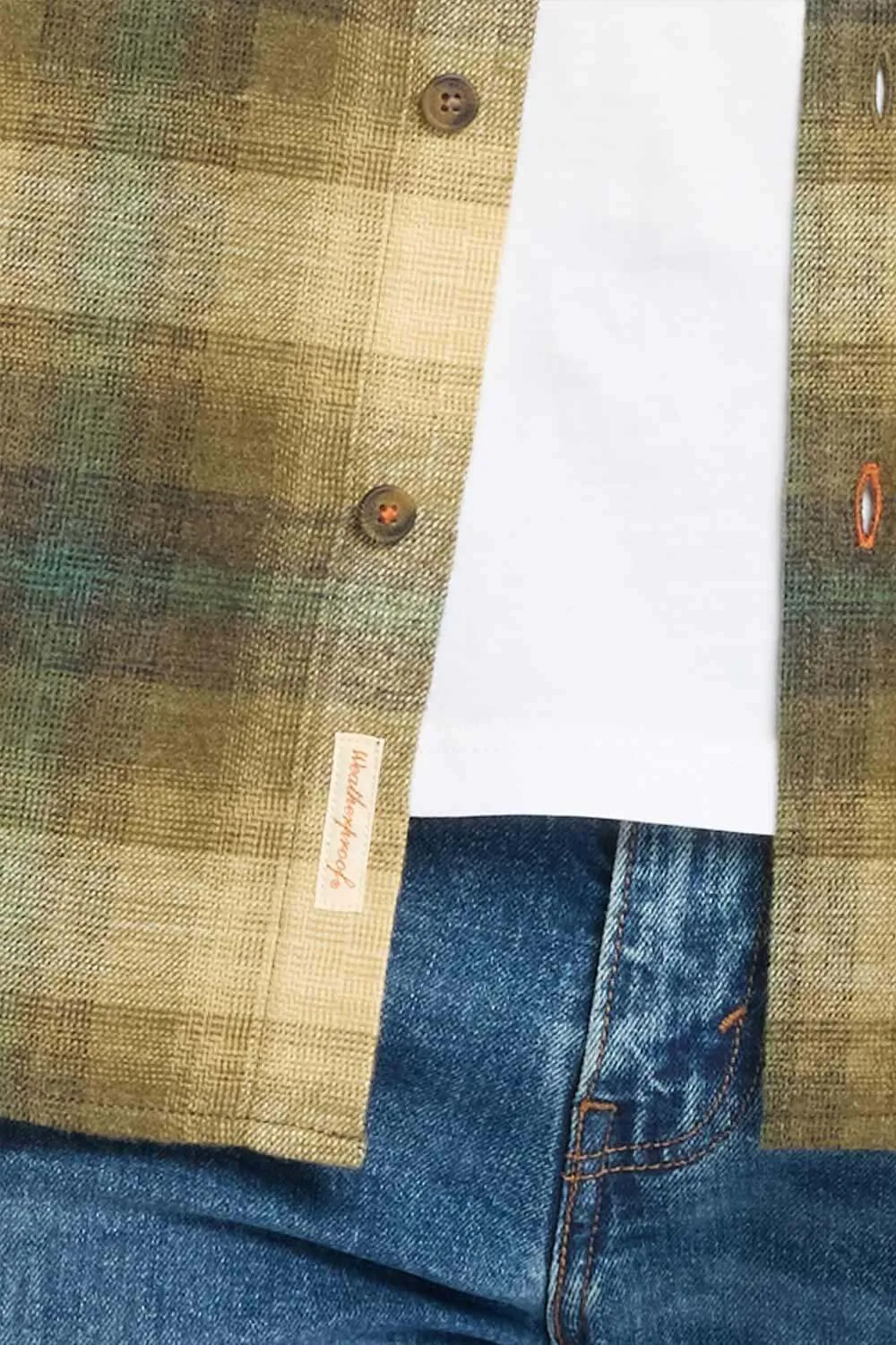 Weatherproof Vintage Brushed Flannel Shirt for Men in Kelp Desert | F2485572GK-KELPFOREST