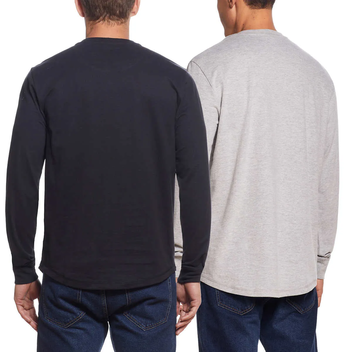 Weatherproof Vintage Men’s 2-pack Long Sleeve Tee Soft Cotton Blend Jersey T-Shirt