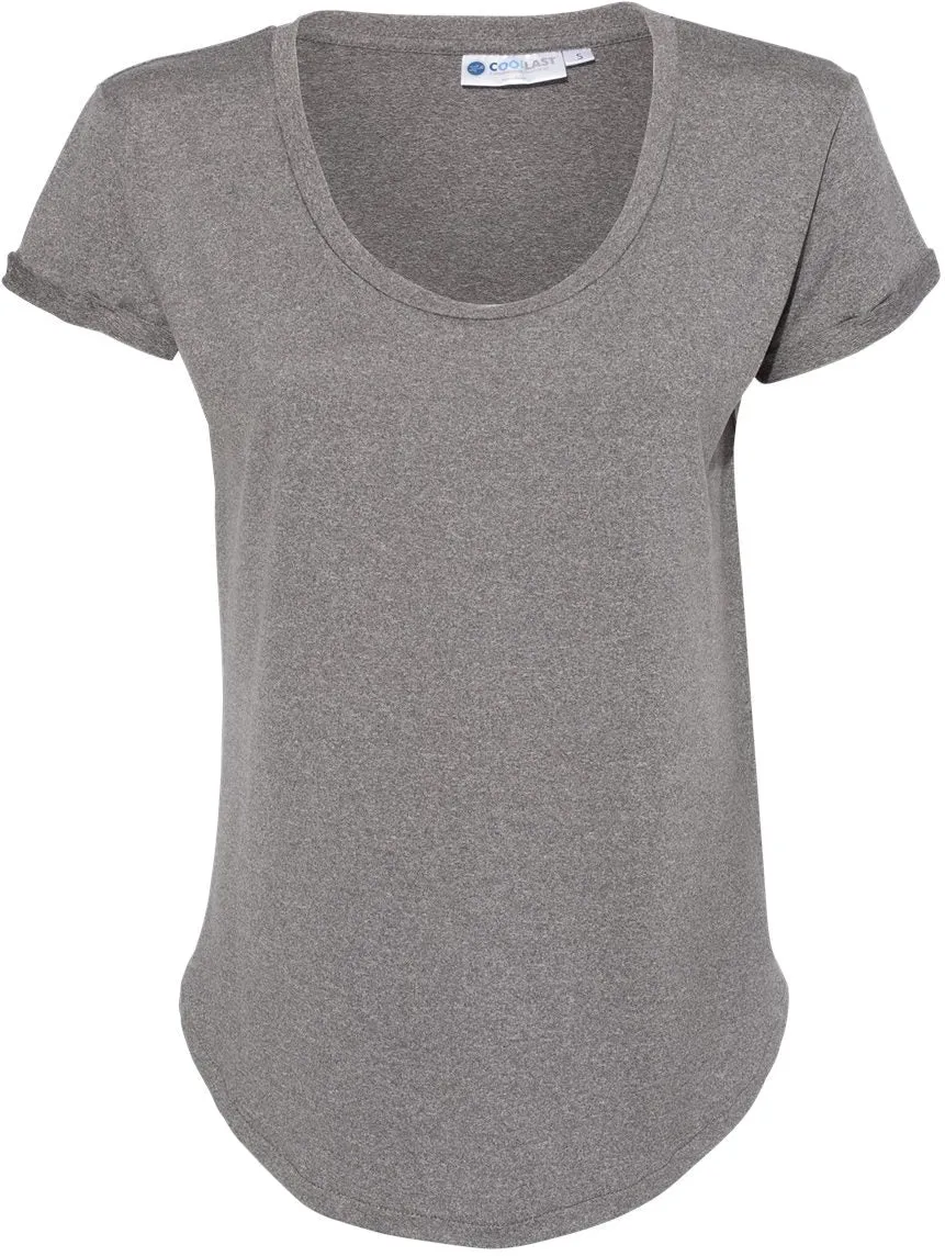 Weatherproof Women’s CoolLast Heathered Lux Dolman Sleeve T-Shirt