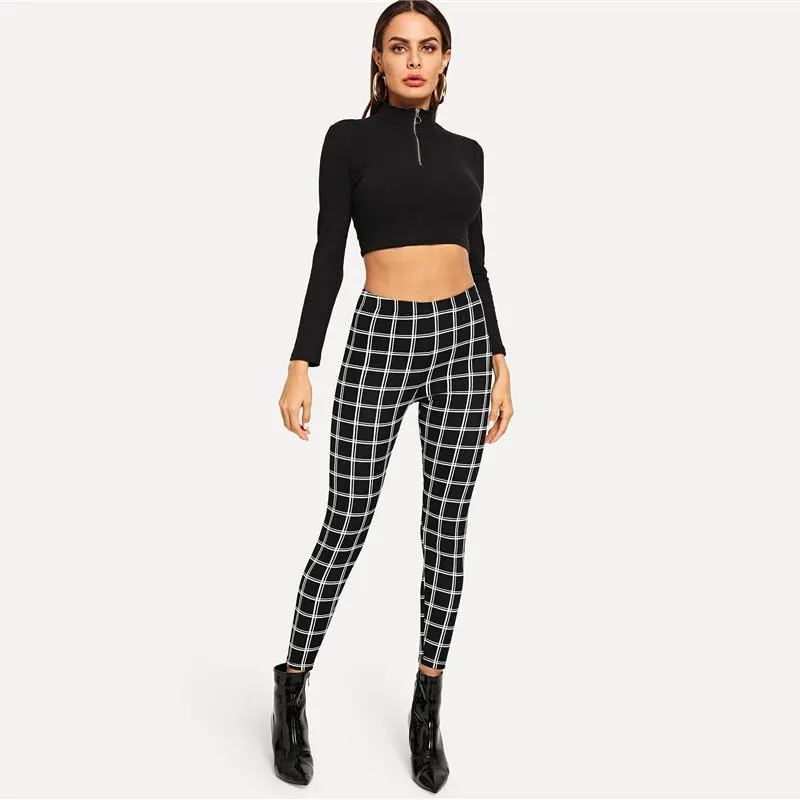 Women's Autumn Skinny Polyester Leggings