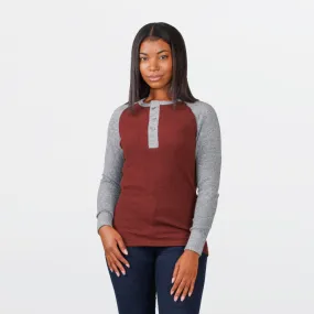 Women's Heritage Mock Twist Waffle Henley