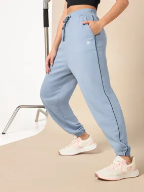 Women's Light Blue Relaxed Joggers