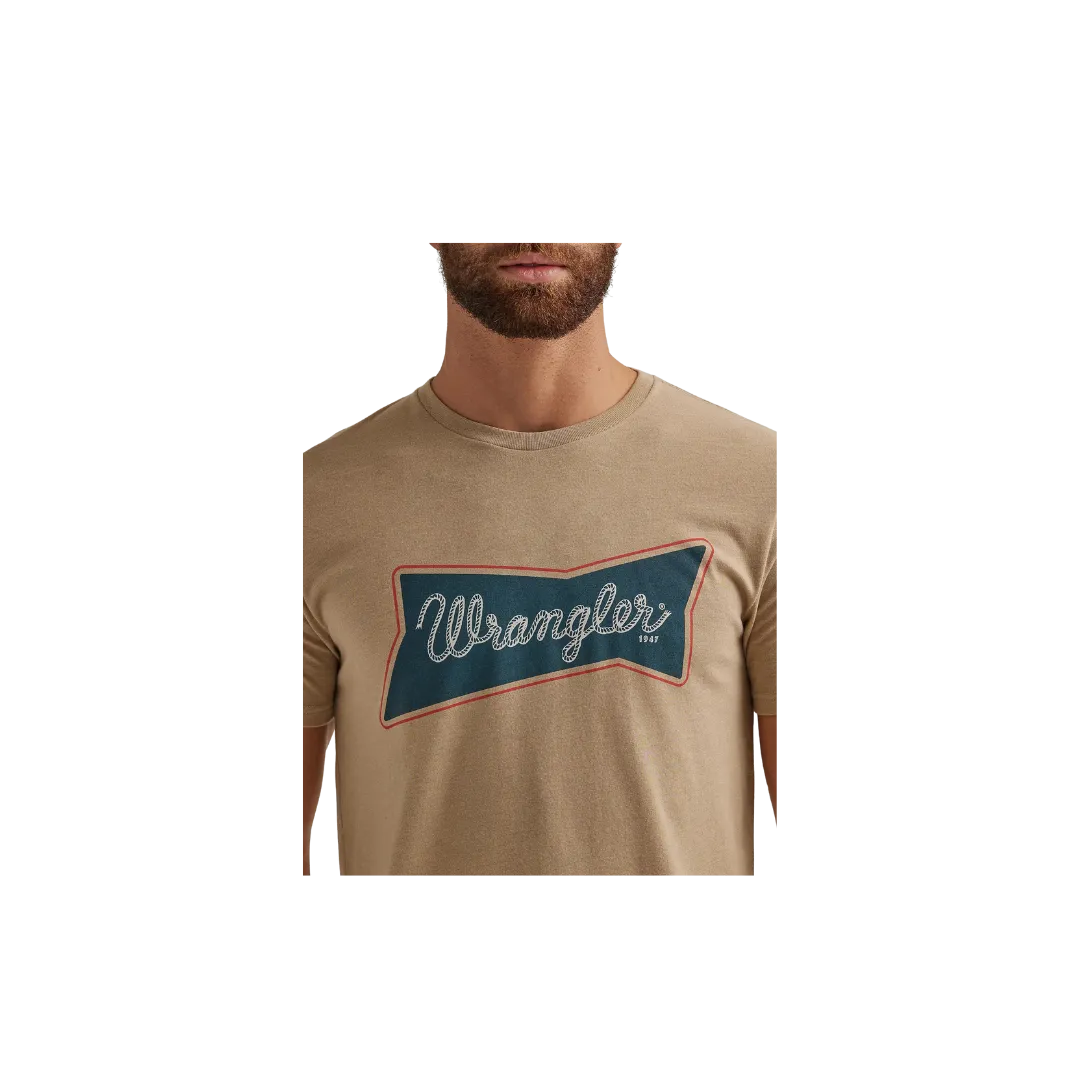 Wrangler Men's Heritage Logo Graphic Trenchcoat Shirt