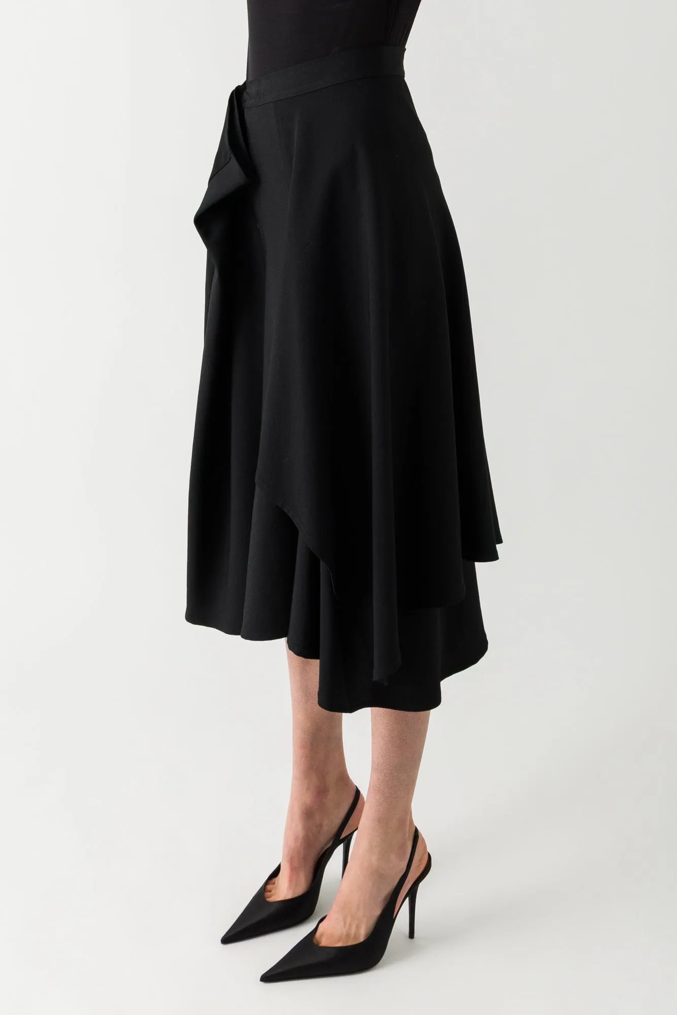 Yohji Yamamoto R Gathered Skirt
