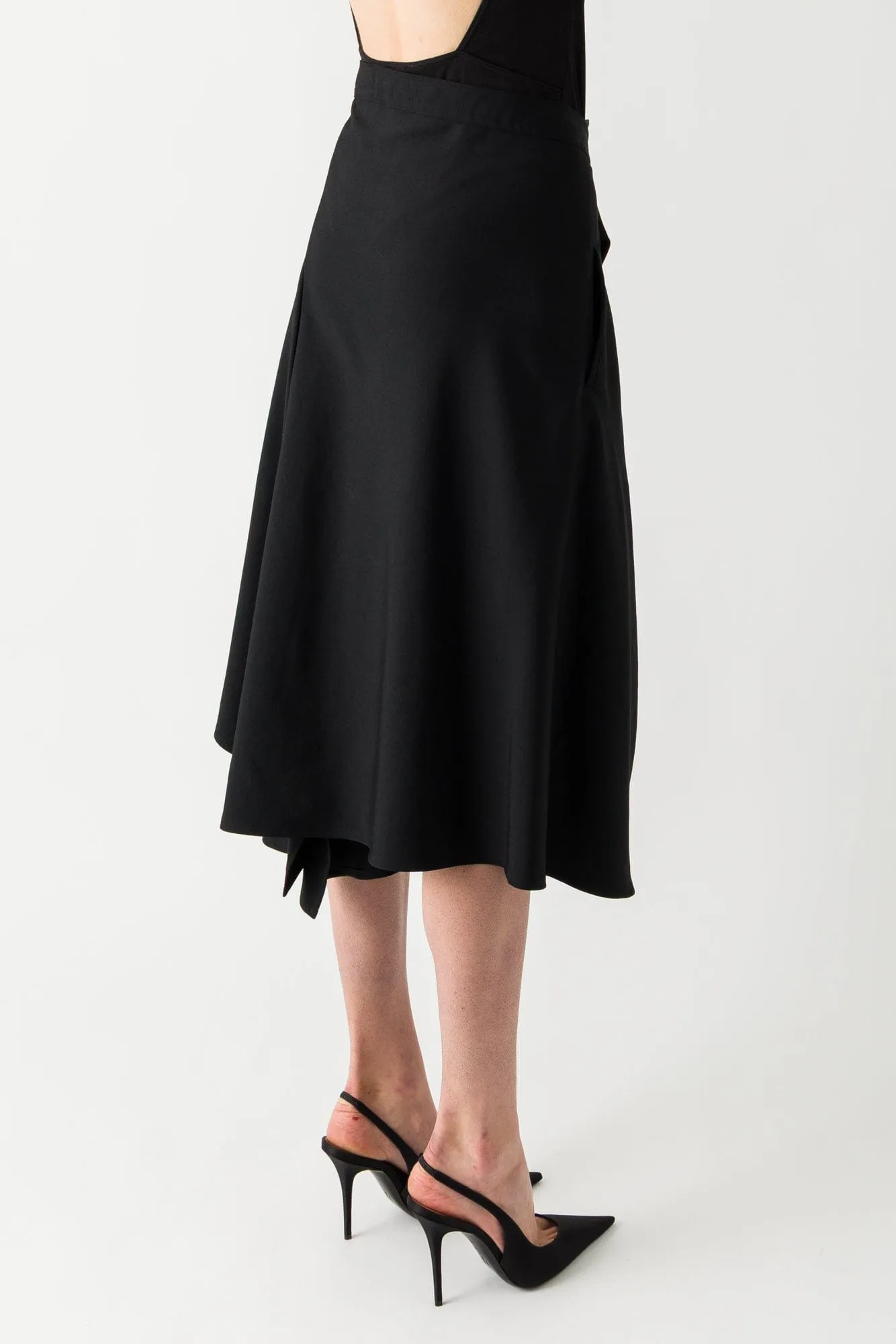 Yohji Yamamoto R Gathered Skirt